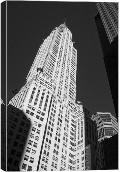 Chrysler Building New York City America Canvas Print by Andy Evans Photos