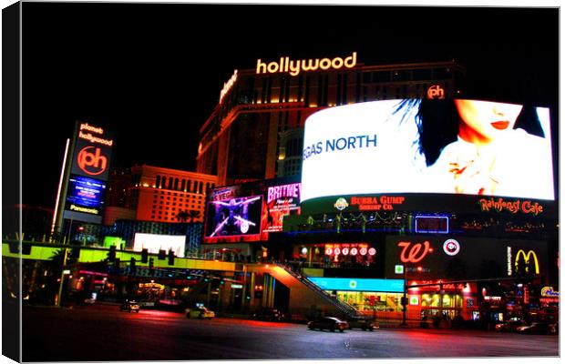 Planet Hollywood hotel Las Vegas strip America Canvas Print by Andy Evans Photos