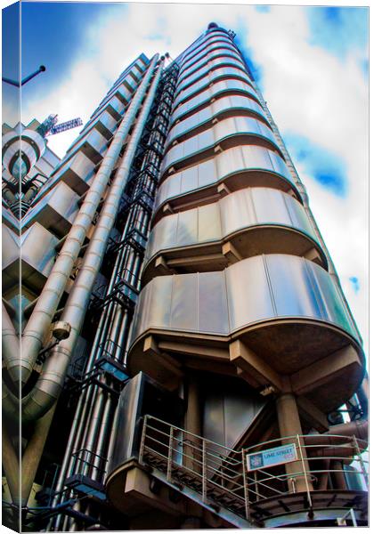 Lloyds Building iCity of London Canvas Print by Andy Evans Photos