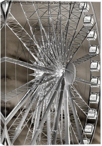 The Brighton Eye Canvas Print by Lucy Steele