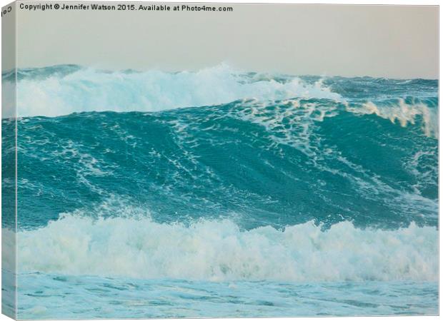 Surf's Up II Canvas Print by Jennifer Henderson