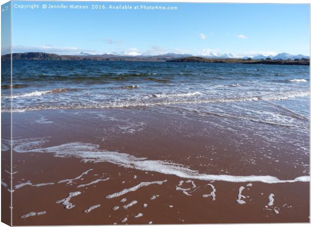 From Firemore beach Canvas Print by Jennifer Henderson