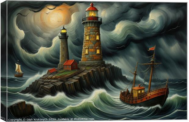 Lighthouse I Canvas Print by Olgast 