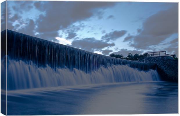 Water Dam Canvas Print by Olgast 