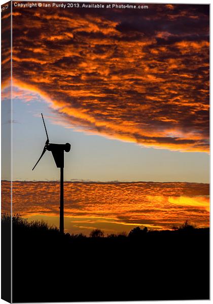 Sorry no wind Canvas Print by Ian Purdy