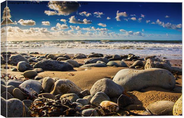 Pebbles  Canvas Print by Ian Purdy