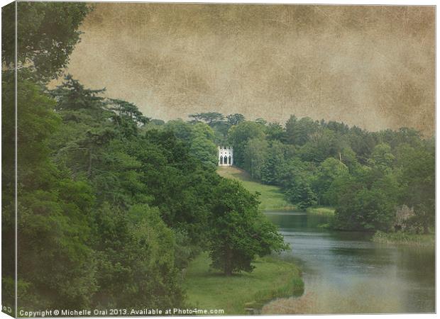 Painshill Park Folly Canvas Print by Michelle Orai