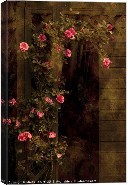 The Rose Arch Canvas Print by Michelle Orai