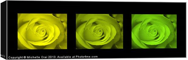 Toned Roses Canvas Print by Michelle Orai