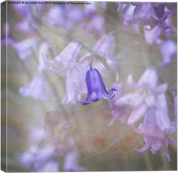 Perfect Bluebell Canvas Print by Michelle Orai