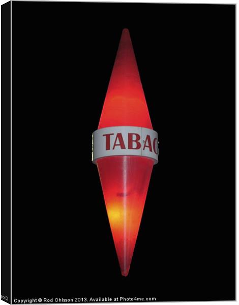 Tabac Canvas Print by Rod Ohlsson