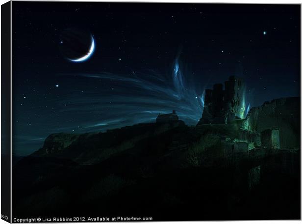 Fantasy Night Canvas Print by Loren Robbins