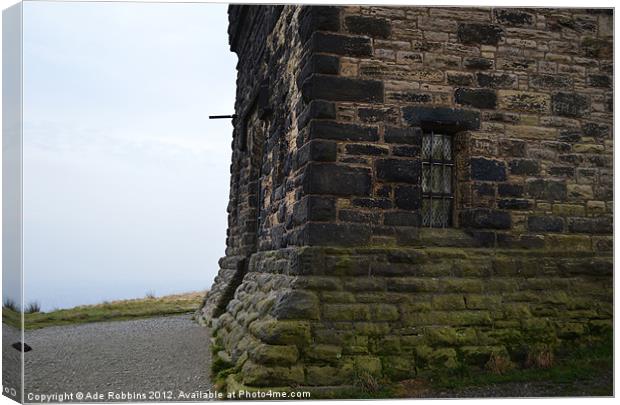 Corner Of The Tower Canvas Print by Ade Robbins