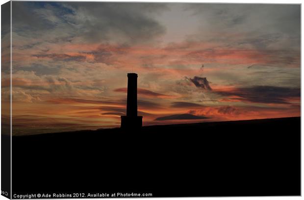 In The Shadow Of The Tower Canvas Print by Ade Robbins