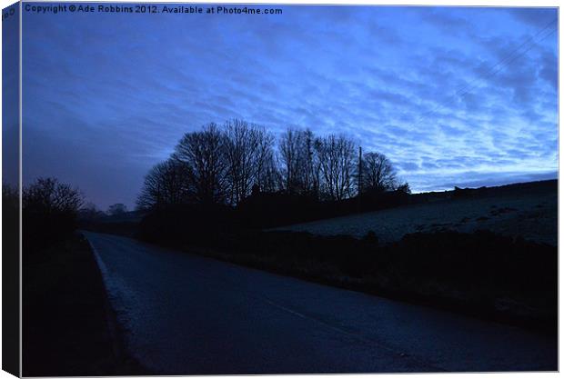 Night Falls Canvas Print by Ade Robbins