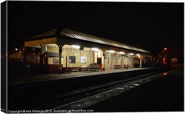 Cold Platform Canvas Print by Ade Robbins