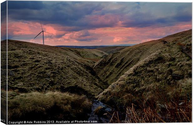Lonely Turbine Canvas Print by Ade Robbins