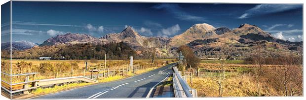 Cnicht & The Moelwyns Canvas Print by Oriel Forest