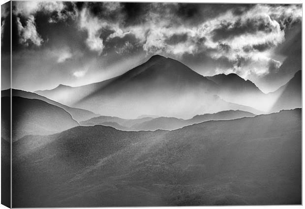 Mellow Morning on Moelwyn Mawr Canvas Print by Oriel Forest