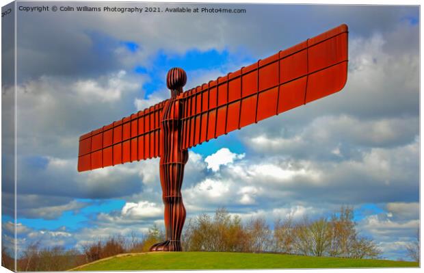 The Angel of the North 8 Canvas Print by Colin Williams Photography