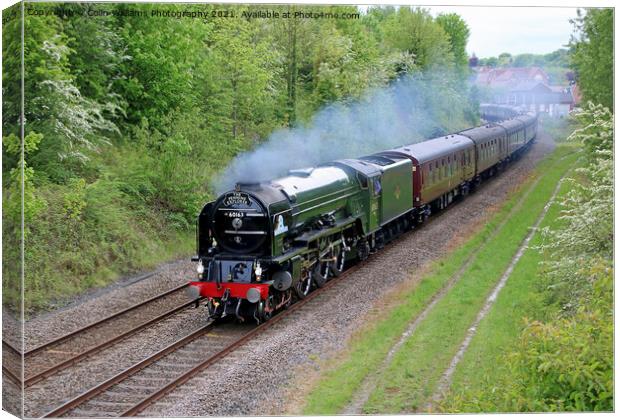Tornado 60163 With The Pennine Explorer 2 Canvas Print by Colin Williams Photography