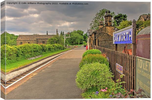 Oakworth Station 4 Canvas Print by Colin Williams Photography