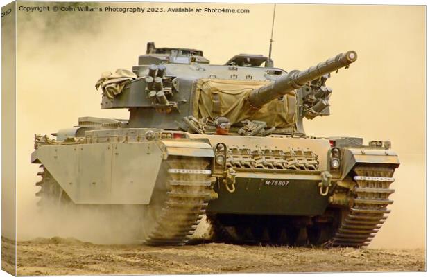 Dusty Centurion  Tank Canvas Print by Colin Williams Photography