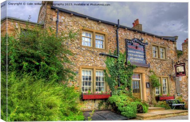 The Woolpack  Emmerdale Film Set Canvas Print by Colin Williams Photography