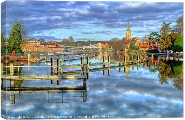 Good Morning Marlow Canvas Print by Colin Williams Photography