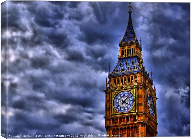 Big Ben London Canvas Print by Colin Williams Photography