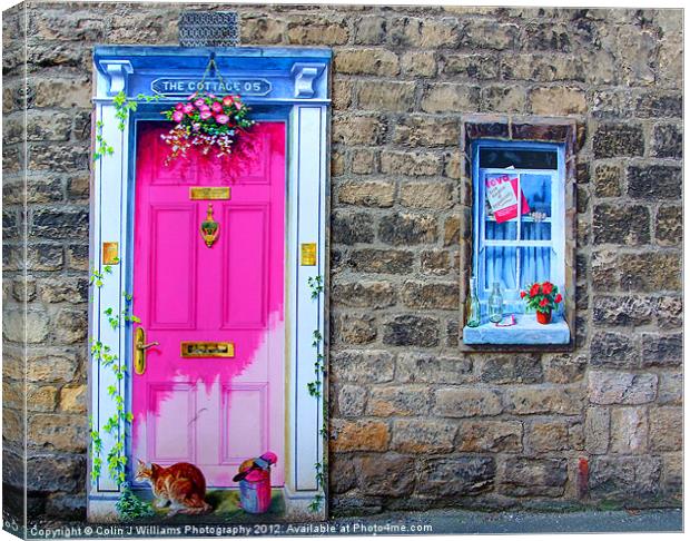 2D Door And Window Canvas Print by Colin Williams Photography