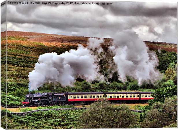 North Yorkshire Moors Railway Canvas Print by Colin Williams Photography