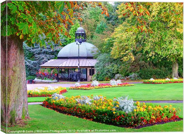 The Valley Gardens - Harrogate Canvas Print by Colin Williams Photography
