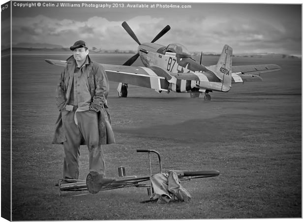 Duxford 1944 Canvas Print by Colin Williams Photography