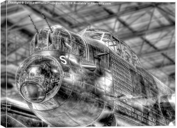 Lancaster S Sugar - Hendon Canvas Print by Colin Williams Photography