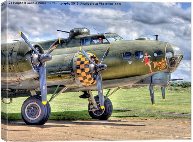 Sally B - A Flying Legend Canvas Print by Colin Williams Photography