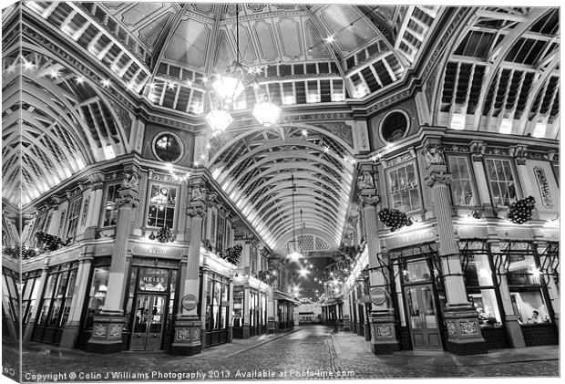The Dome 2 - Leadenhall Market Canvas Print by Colin Williams Photography