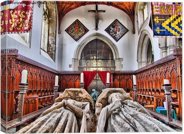 The Fitzalan Chapel - Arundel Castle 1 Canvas Print by Colin Williams Photography