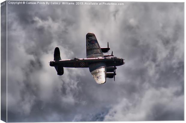 Dambusters 70 Years On - BBMF Lancaster 2 Canvas Print by Colin Williams Photography