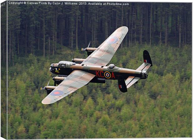 Dambusters 70 Years On - The Derwent Dam 1 Canvas Print by Colin Williams Photography