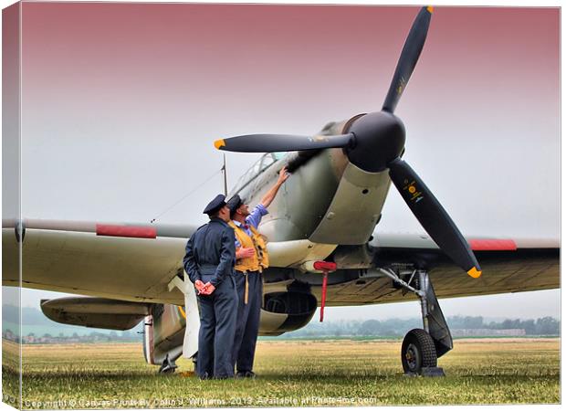 Hurricane - Duxford Flying Legends 2013 Canvas Print by Colin Williams Photography