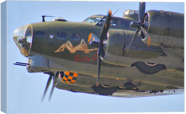 Sally B close pass !! Canvas Print by Colin Williams Photography