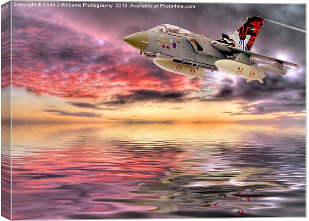 Dawn Patrol - Tornado GR4 Canvas Print by Colin Williams Photography