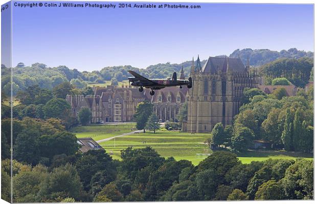  Lancaster and Lancing College Chapel  Canvas Print by Colin Williams Photography