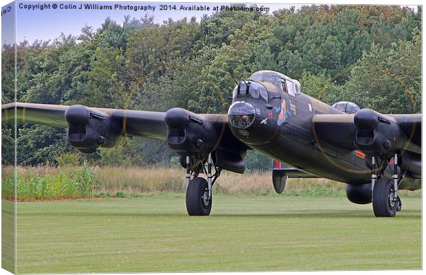  Throttles Open 2 - Just Jane Canvas Print by Colin Williams Photography