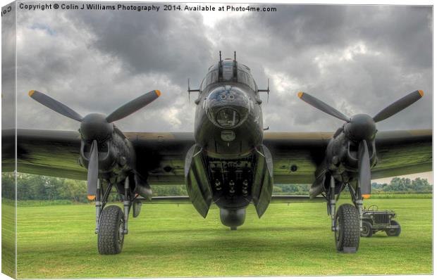  Just Jane - Stormy Skies Canvas Print by Colin Williams Photography