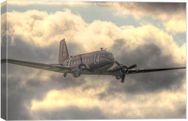  The Douglas C-47 Skytrain Canvas Print by Colin Williams Photography
