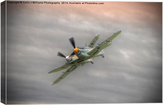   Buchon Duo Shoreham Airshow 2014 Canvas Print by Colin Williams Photography