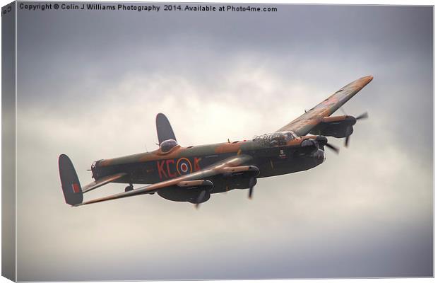  Lancaster PA474 City of Lincoln Canvas Print by Colin Williams Photography