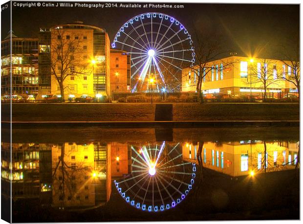  The York Wheel Canvas Print by Colin Williams Photography